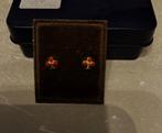 Oorbellen kalvertjes, Handtassen en Accessoires, Oorbellen, Ophalen, Zo goed als nieuw, Knopjes of Stekers, Goud