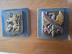 2 tegels wapenschild, Antiek en Kunst, Ophalen