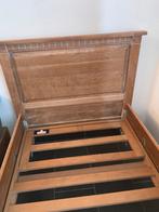 1 lit en chêne,, 150 à 200 cm, Comme neuf, Enlèvement, Chêne