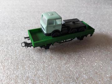 Wagon Ho Marklin avec camion, Enlèvement ou Envoi, Comme neuf, Wagon