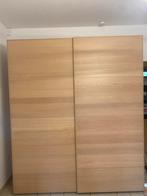 Ikea PAX kast dubbele schuifdeur bleek eiken look, Ophalen, Zo goed als nieuw