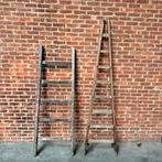 Oude houten laddertjes, Ophalen, Gebruikt