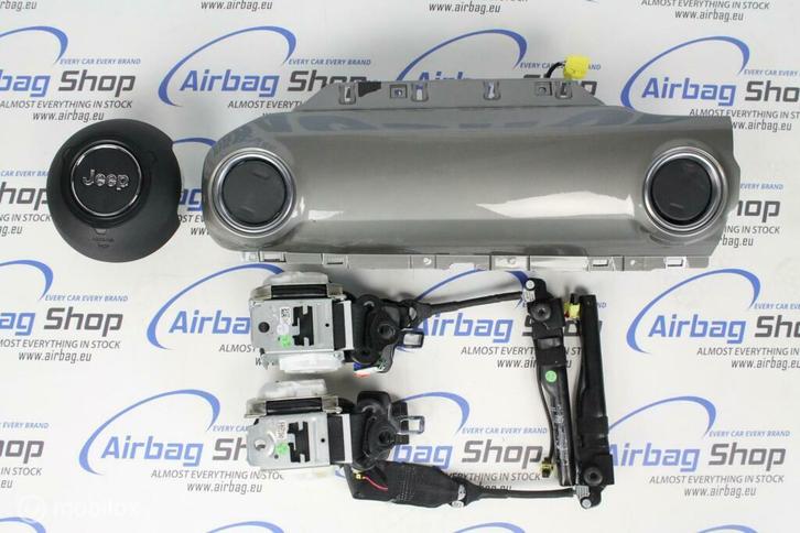 Airbag kit – Panneau gris Jeep Wrangler (2017-….), Auto-onderdelen, Dashboard en Schakelaars, Gebruikt, Ophalen of Verzenden
