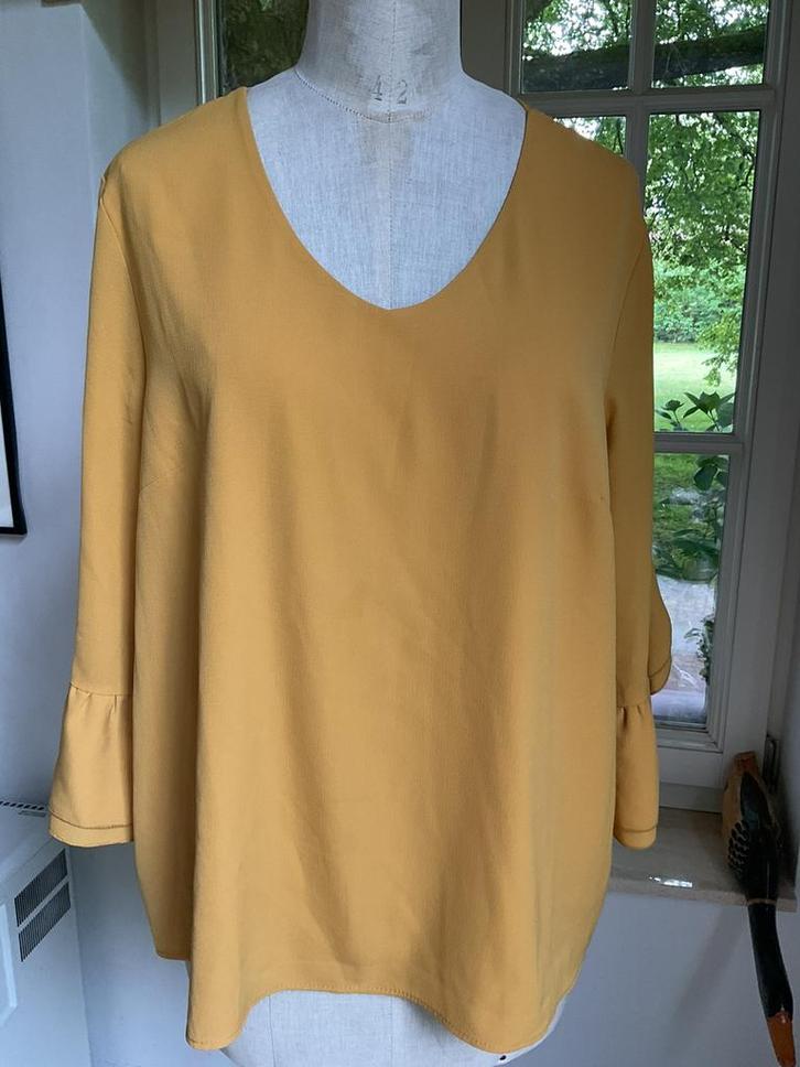 Zomerbloesje van Green Ice , maat XL, Kleding | Dames, Blouses en Tunieken, Maat 46/48 (XL) of groter, Geel, Ophalen of Verzenden