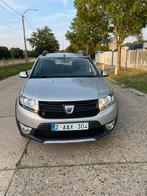 DACIA SANDERO STEPWAY 2014 BENZINE MET 12 MAANDEN GARANTIE, Auto's, Dacia, Voorwielaandrijving, Euro 5, Zwart, Bedrijf