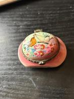 Pillendoosje met vogeldecor, Antiek en Kunst, Ophalen of Verzenden