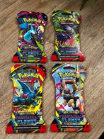 Set 4 Sleeved Boosterpacks Pokémon Phantasmal Flames, Enlèvement ou Envoi, Neuf, Booster, Foil