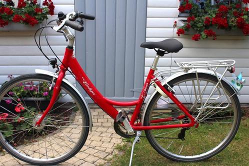 Mooie 28 inch (kader 47) dames- jeugdfiets - 7 speed, Fietsen en Brommers, Fietsen | Dames | Damesfietsen, Versnellingen, 47 tot 50 cm