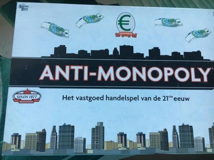 Anti Monopoly, Hobby en Vrije tijd, Gezelschapsspellen | Bordspellen, Zo goed als nieuw, Vijf spelers of meer, Ophalen of Verzenden