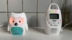 Alecto babyfoon (zonder camera) met ingebouwd nachtlampje, Ophalen, Zo goed als nieuw, Terugspreekfunctie