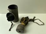 Duits gasmasker + bus - WO 2, Ophalen of Verzenden, Landmacht, Overige typen