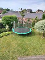 Trampoline domyos  doorsnede 420 met net,ladder,randafdekkin, Kinderen en Baby's, Ophalen, Gebruikt
