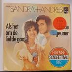 Sandra Andres - Als het om de liefde gaat, Cd's en Dvd's, Nederlandstalig, Gebruikt, Ophalen of Verzenden, 7 inch