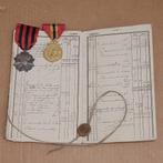 Militaria 1888 Artillerie en militair boekje + 2 medailles, Verzamelen, Militaria | Algemeen, Ophalen of Verzenden, Landmacht