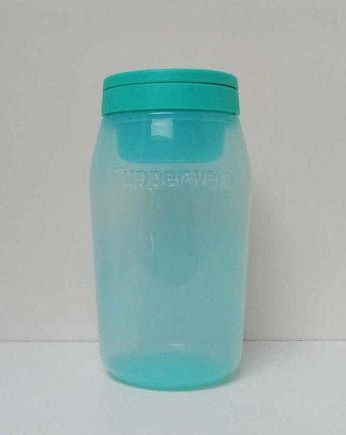 Tupperware Universal Jar Eco - 825 ml - Turquoise, Maison & Meubles, Cuisine| Tupperware, Neuf, Boîte, Bleu, Blanc, Enlèvement ou Envoi