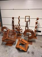Unieke roestige kunstwerken (Tuinbeelden) handgemaakt, Ophalen of Verzenden, Nieuw