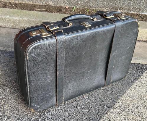 Oude lederen reiskoffer, Antiek en Kunst, Curiosa en Brocante, Ophalen of Verzenden