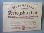 Ravensteins Duitse Oorlogskaart landkaart Belgie Frankrijk, Verzamelen, Verzenden, Overige soorten, Overige typen