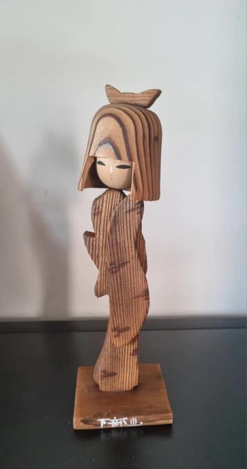 Bijzondere Sosaku Kokeshi, Antiek en Kunst, Kunst | Beelden en Houtsnijwerken, Verzenden