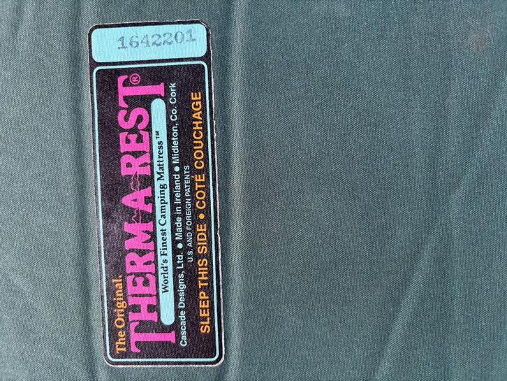 Camping matje therm a rest, Caravans en Kamperen, Slaapmatten, Gebruikt, 1-persoons, Ophalen