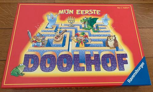 Ravensburger “Mijn Eerste Doolhof”, Hobby en Vrije tijd, Gezelschapsspellen | Bordspellen, Zo goed als nieuw, Drie of vier spelers
