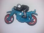 Vintage 1970 Blauwe Plastic motorfiets  met Bereider, Ophalen of Verzenden, Gebruikt