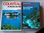 Jacques-Yves Cousteau - 8 livres, Boeken, Natuur, Gelezen, Natuur algemeen, Cousteau