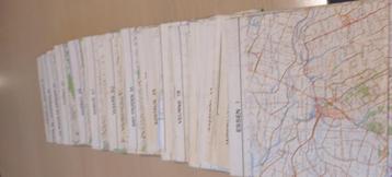 Cartes IGN 1/50.000e TOUTE la Belgique beschikbaar voor biedingen