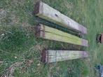 treinbilzen - GRATIS, Tuin en Terras, Bielzen en Borduren, Ophalen, Gebruikt, Hout, Biels