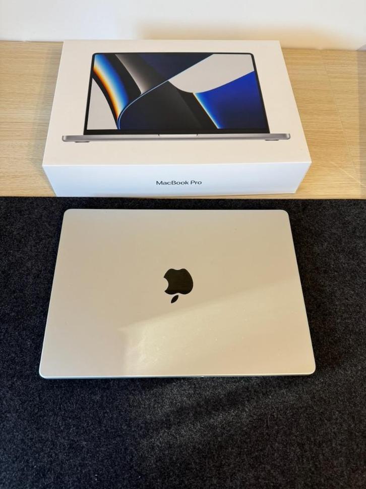 MacBook Pro 14" (2021) – M1 PRO – 16GB/512GB – QWERTY, Computers en Software, Apple Macbooks, Gebruikt, MacBook Pro, Overige groottes