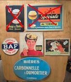 Reclamebord Belga, Dumortier, Baf, Theleme, Lede, Verzamelen, Ophalen of Verzenden, Gebruikt, Reclamebord