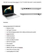 Nieuwe Samsung galaxy notebook met 3 jaar garantie, Enlèvement ou Envoi