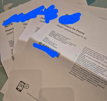 Plopsaqua La Panne, Tickets & Billets, Trois personnes ou plus, Ticket ou Carte d'accès