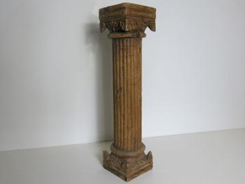 Oude houten zuil /pilaar H.75cm beschikbaar voor biedingen