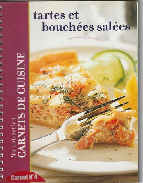 CARNETS DE CUISINE : tartes et bouchées salées, Boeken, Kookboeken, Nieuw, Voorgerechten en Soepen, Hoofdgerechten, Europa, Ophalen
