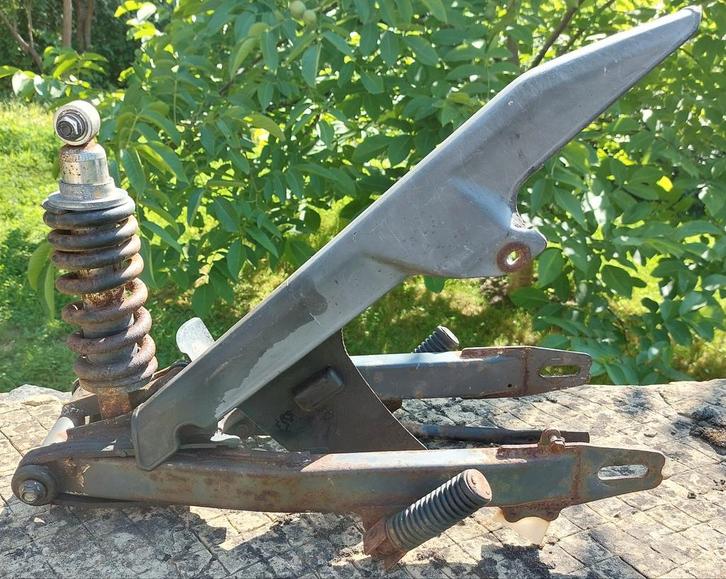 Achterbrug + schokdemper Honda MTX 50/80 1980—1983, Motoren, Onderdelen | Honda, Gebruikt, Ophalen of Verzenden