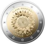 2 euros Lettonie 2023 'Tournesol ukrainien', 2 euros, Enlèvement ou Envoi, Monnaie en vrac, Autres pays