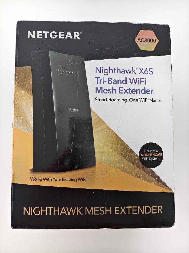 Netgear Nighthawk X6S Tri-band WiFi Range Extender, Informatique & Logiciels, Routeurs & Modems, Utilisé, Routeur, Enlèvement ou Envoi