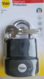 Cadenas extérieur Yale, anse 45mm, clés (3 fournies) - NEUF, Ophalen, Nieuw