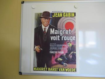 Filmaffiche   MAIGRET VOIT ROUGE