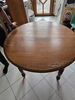 Table en bois ancienne avec extension, Ophalen, Gebruikt