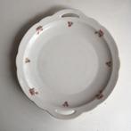 Bord met bloemmotief, Ophalen of Verzenden