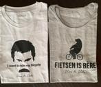 Vive le Vélo -t-shirts, Kleding | Heren, T-shirts, Ophalen of Verzenden, Nieuw, Maat 52/54 (L), Wit