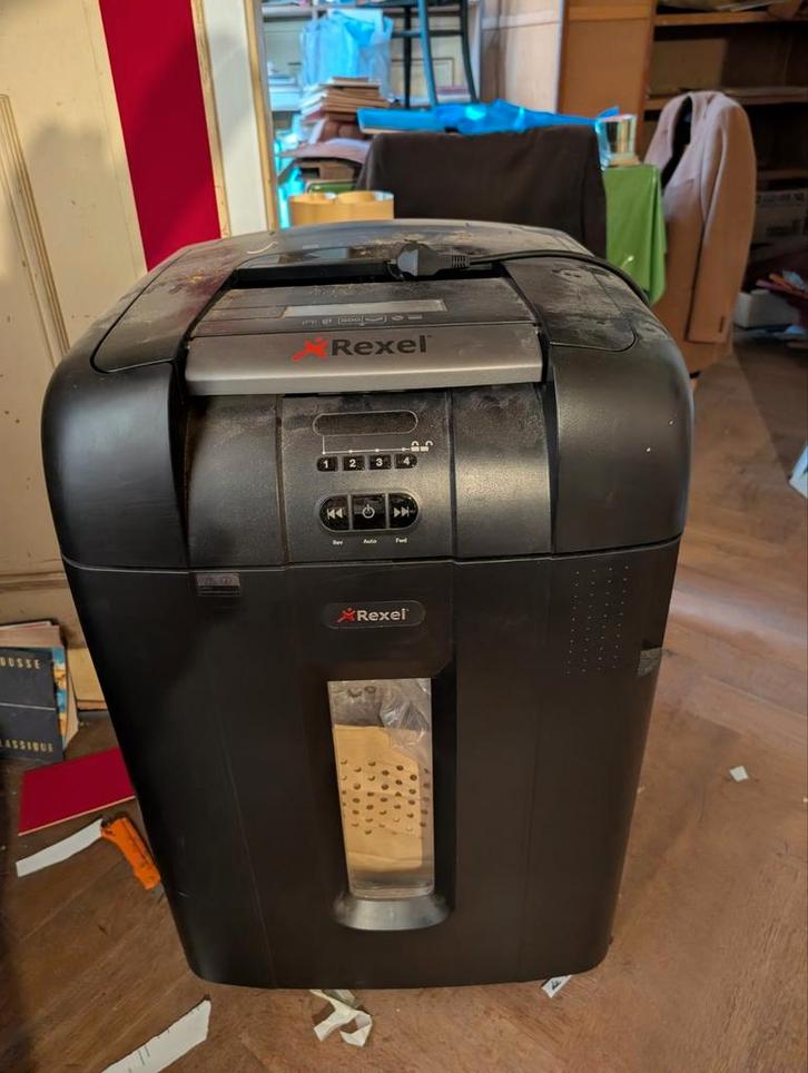 Destructeur documents REXEL 500X (coupe Croisée), Diversen, Bureau-accessoires, Gebruikt, Ophalen