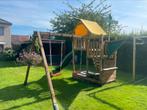 Speeltuig met glijbaan, schommel, zandbak, Kinderen en Baby's, Speelgoed | Buiten | Speeltoestellen, Ophalen, Zo goed als nieuw