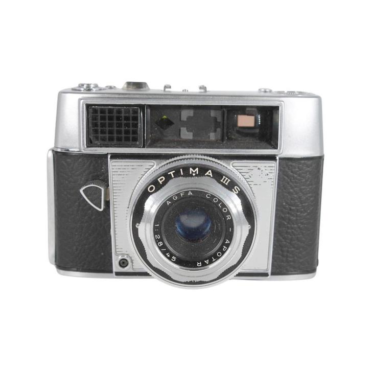 Agfa Optima III S Compurlens Apotar 1:2.8 /45 camera, Verzamelen, Foto-apparatuur en Filmapparatuur, Fototoestel, 1940 tot 1960