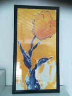 Poster grandes dimensions : La tulipe jaune., Photo ou Poster, Comme neuf, 75 cm ou plus, Enlèvement
