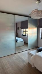 Kleerkast met spiegeldeuren, Huis en Inrichting, Kasten | Kleerkasten, Ophalen, Zo goed als nieuw