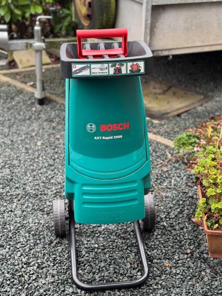 Bosch AXT Rapid 2000, Tuin en Terras, Hakselaars, Gebruikt, Elektrisch, Ophalen