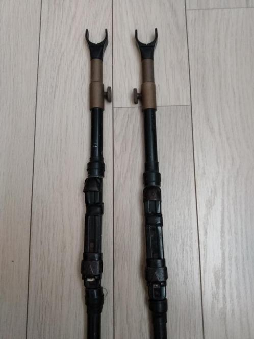 BANKSTICKS MET KLEM 2 STUKS, Watersport en Boten, Hengelsport | Algemeen, Zo goed als nieuw, Overige typen, Ophalen of Verzenden
